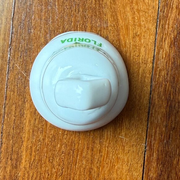 Vintage Florida Souvenir Ceramic Bell with Oranges / Orange Blossoms - Picture 3 of 4